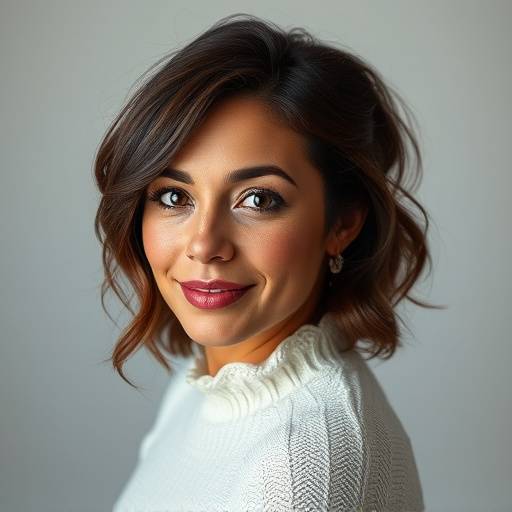 Portrait of Maria Rodriguez, Co-Founder and Creative Director of Starlight Studios.